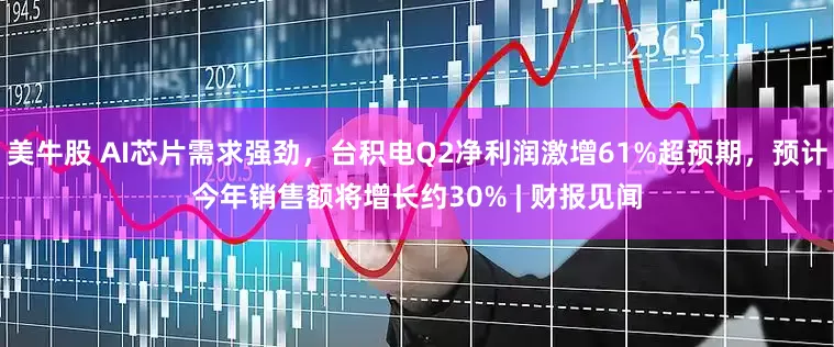 美牛股 AI芯片需求强劲，台积电Q2净利润激增61%超预期，预计今年销售额将增长约30% | 财报见闻